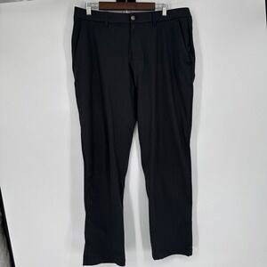 Lululemon ABC Relaxed-Fit Pant Mens 36 *Warpstreme Black Performance Golf